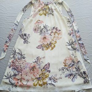 Roxberi cream floral dress, Sz s